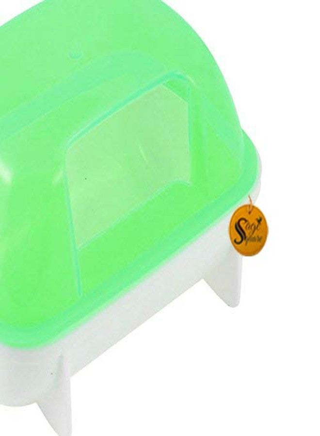 سايج سكوير حوض استحمام مربع من سيج، متعدد الاستخدامات، مناسب للهامستر/الجرذ القزم/الجربوع/الشنشيلة/الفئران (لون عشوائي) - Image 4